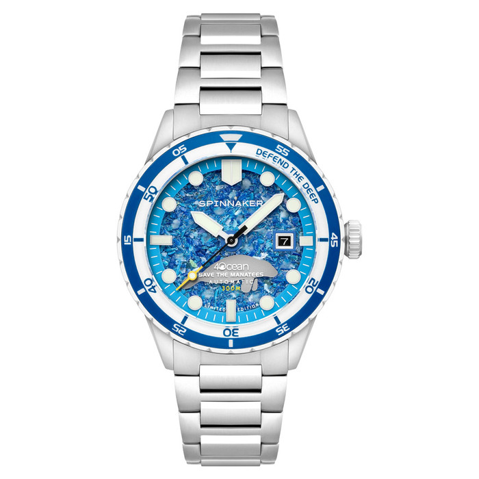 Spinnaker 4ocean Limited Edition Hass Watch with Manatee Dial #SP-5172-11