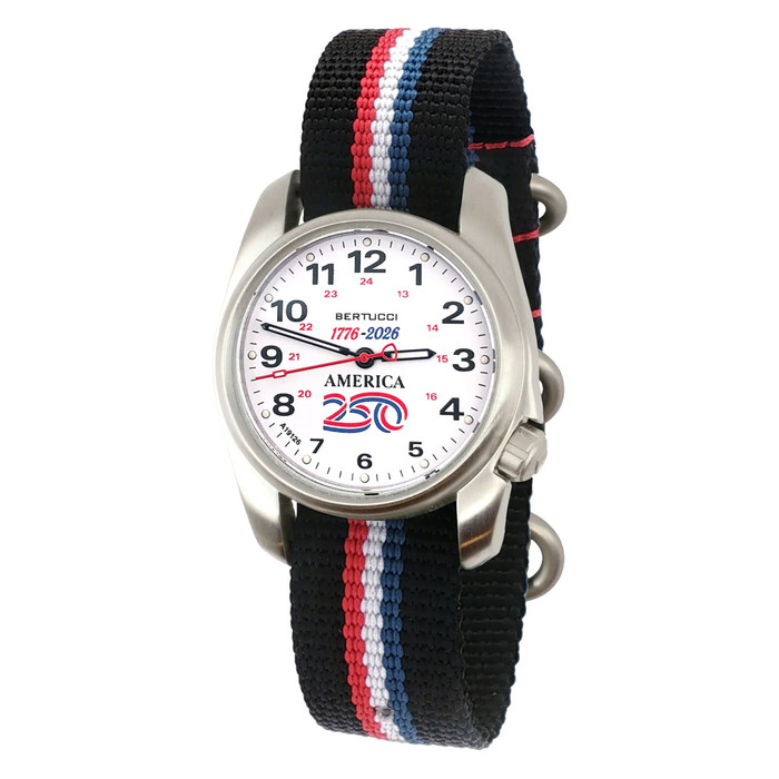 Bertucci A-1S America 250 White Dial Watch #10025