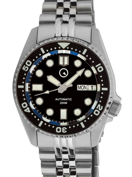 Islander 38mm Automatic Dive Watch with AR sapphire crystal, all solid