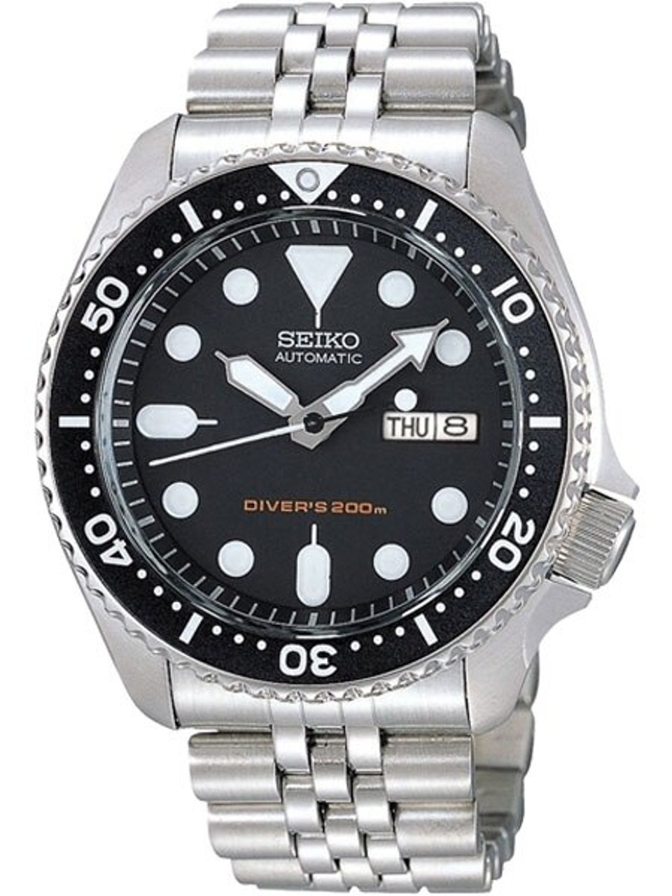 Seiko Automatic Dive Watch with Stainless Steel Bracelet #SKX007K2