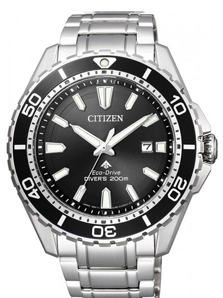 Citizen Eco-Drive Promaster Black Dial Dive Watch #BN0190-82E