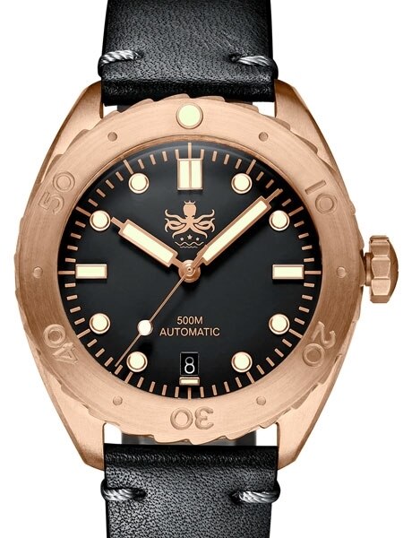Phoibos PY018C 500 meter Eagle Ray Swiss Automatic Dive Watch with