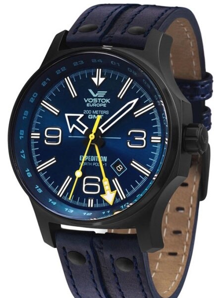 Vostok-Europe Expedition North Pole Dual-Time GMT Watch #595C503