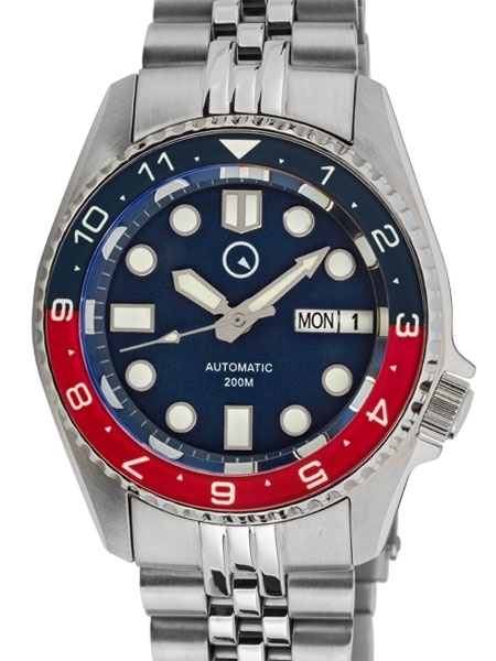 自動巻腕時計 er watch ISL-251 Islander 38mm Automatic Dive Watch with AR sapphire crystal, all