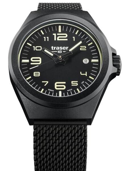 traser（トレーサー） P59 Essential S Black Traser P59 Essential S Black Quartz Tritium Illumination Watch #108204