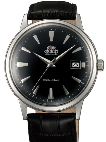 Orient Bambino Automatic Dress Watch with Black Dial, Applied