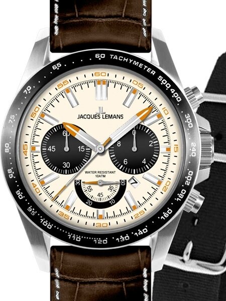 Jacques Lemans Liverpool 48MM Chronograph with Additional Nylon