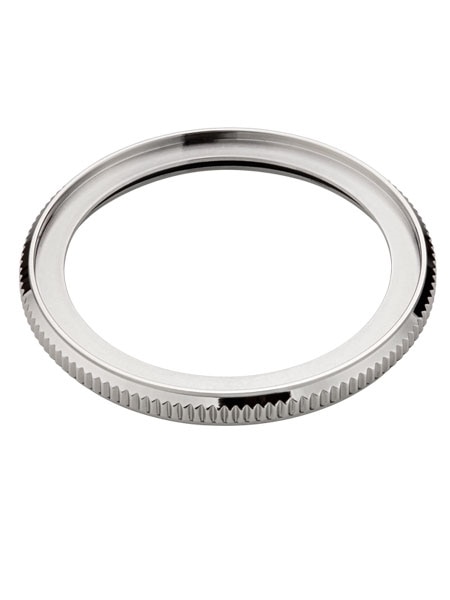 Polished Finish Stainless Steel Bezel with a Coin Edge for Seiko