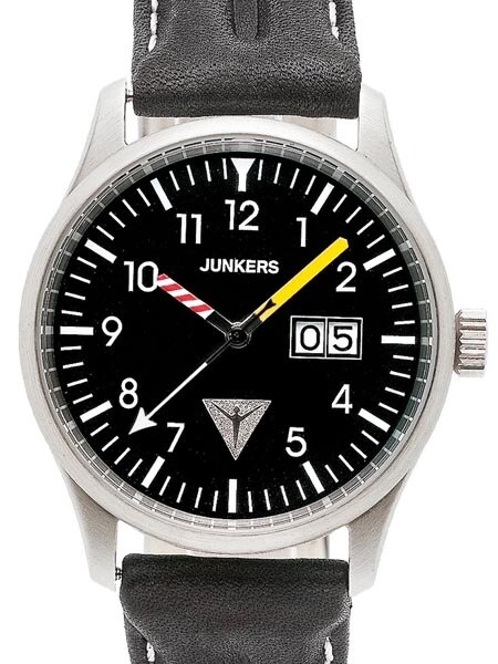 Junkers JU-52 Big Date Watch with Aviator Instrument Style Hands