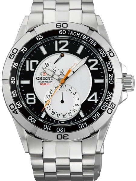 Planet Orient 21-Jewel Automatic with Power Reserve and Stainless
