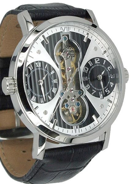 Aeromatic 1912 Semi-Skelton Watch with Three Movements #A1364