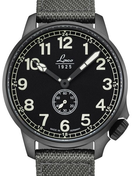 Laco JU-52 Type C Dial Automatic Pilot Watch, Sapphire Crystal #861908