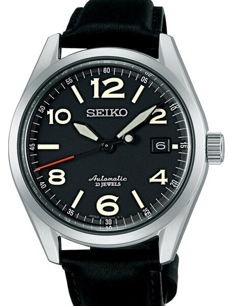 Seiko Black Dial Automatic Dress Watch with 40.3mm Case, and