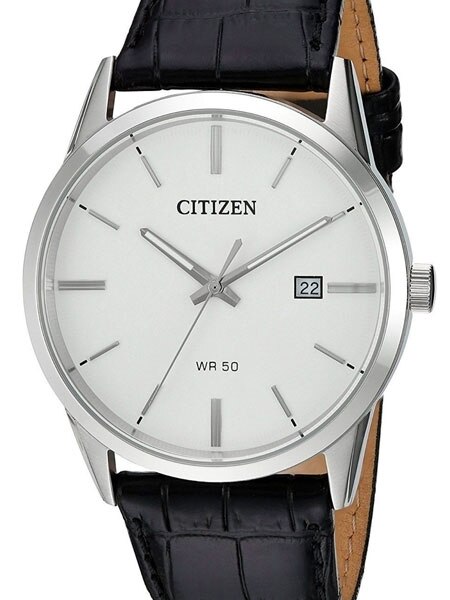 Citizen Quartz Watch with Black Leather Strap #BI5000-01A Citizen Quartz Watch with Black Leather Strap #BI5000-01A
