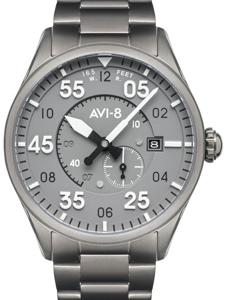 AVI-8 Aviator Spitfire 300 Edition Pilot Watch with 21-Jewel