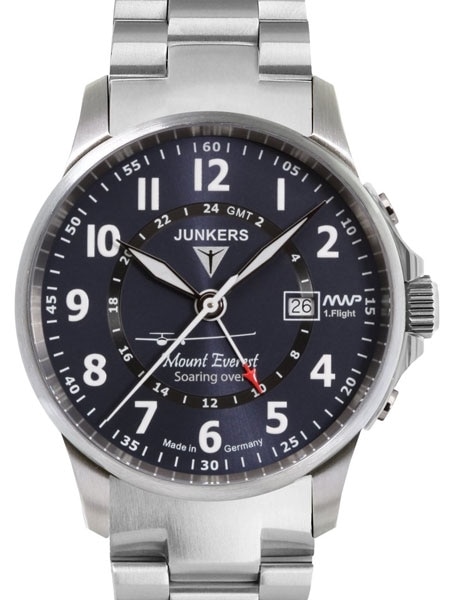Junkers 150 Mountain Wave Project series 40mm Quartz GMT Watch