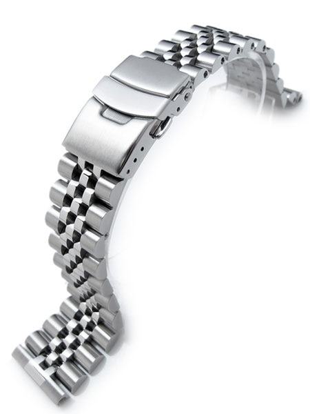 Strapcode Stainless Steel Jubilee Bracelet with Straight Ends