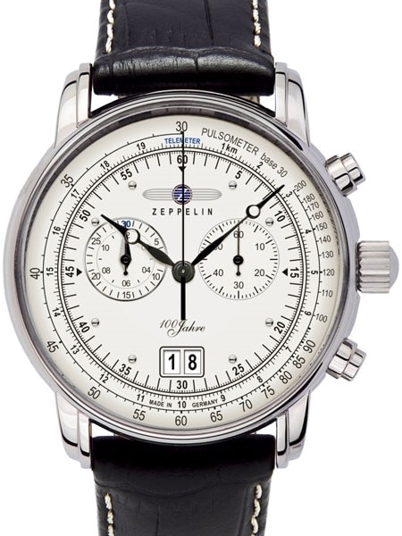 Graf Zeppelin Chronograph Big Date Watch with 12-hr