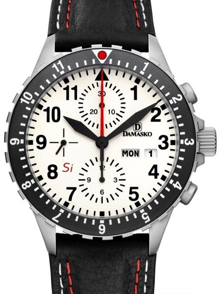 Damasko Chronograph Watch DC67SI Swiss Valjoux 7750 with Rotating