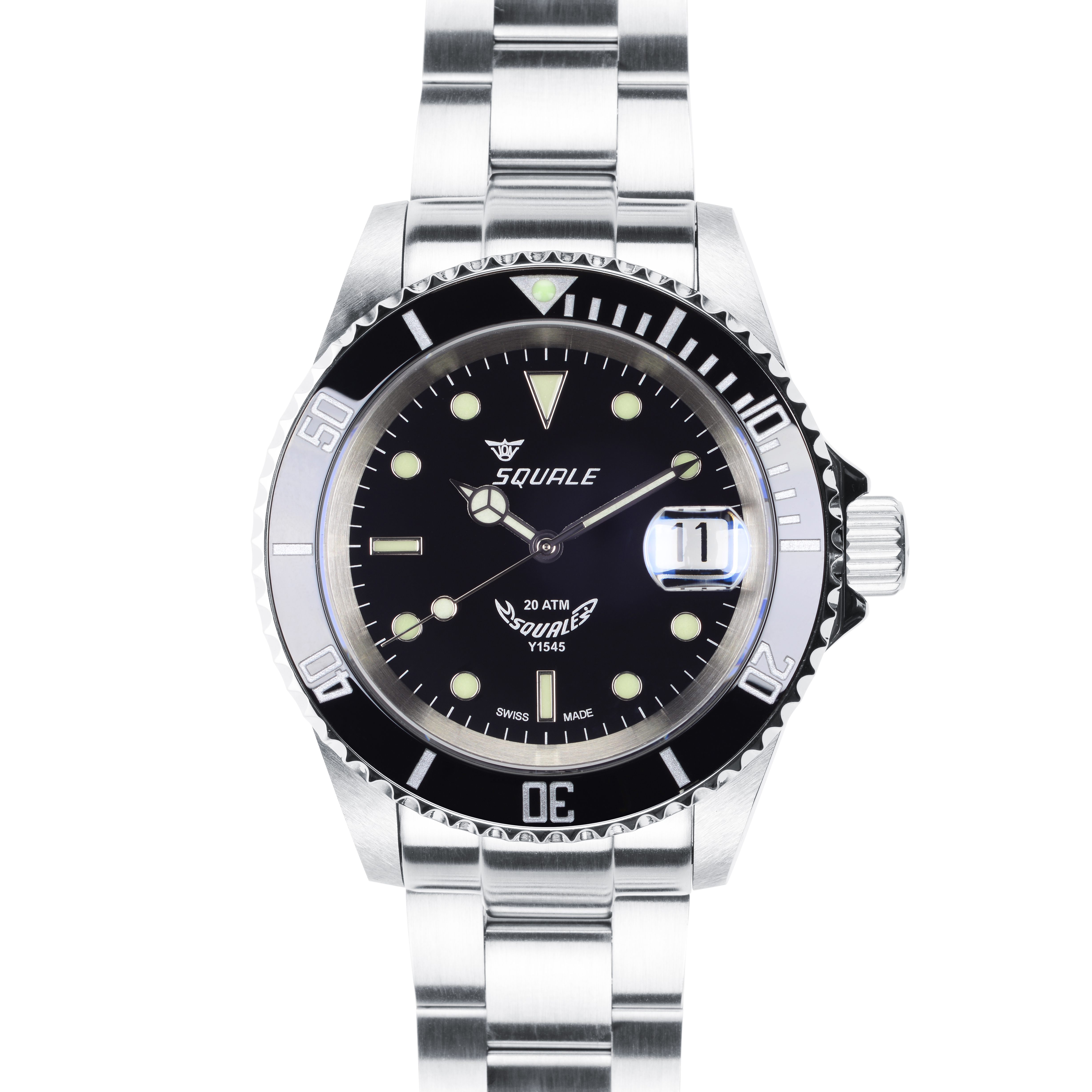 Squale 200 meter Classic Swiss Automatic Dive watch with Sapphire