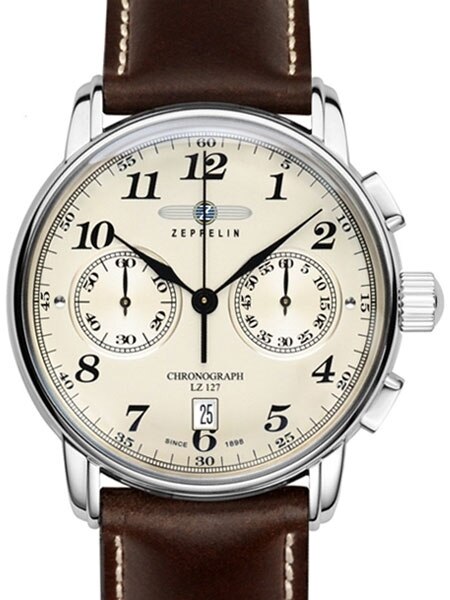 【美品】TRBNGR 3rd 12EP Graf Zeppelin Chronograph watch with sixty minute timer #7678-5