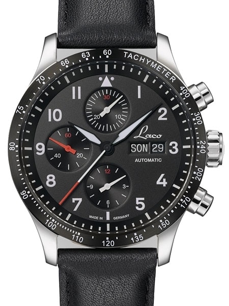 Laco Hockenheim Swiss Automatic Chronograph with Sapphire Crystal