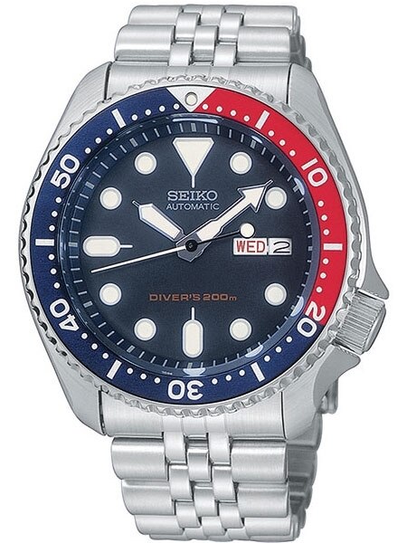 時計 SEIKO SKX009K Seiko Automatic Dive Watch with Stainless Steel Bracelet #SKX009K2