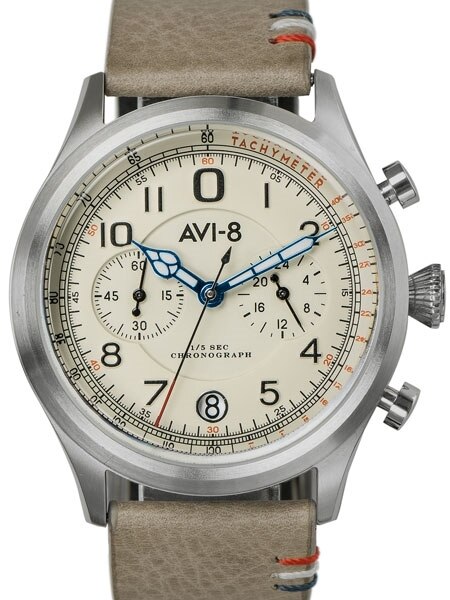 AVI-8 Aviator Pilot Quartz Chronograph Watch #AV-4054-01