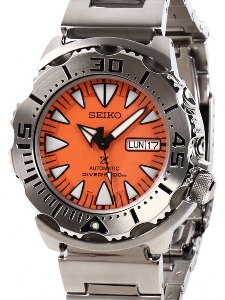 Seiko monster 2024 orange gen 2