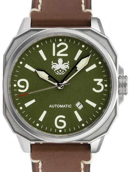 Phoibos 200 meter Automatic Pilot Watch with an Anti-Reflective