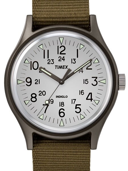TIMEX 腕時計　tw2r37600 timex watch Timex 40mm MK1 Quartz Watch with White Dial and INDIGLOW