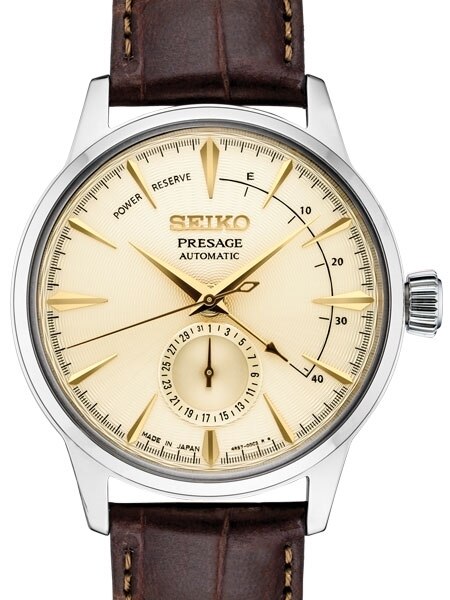 Seiko Presage Automatic Dress Watch with a Power Reserve Indicator