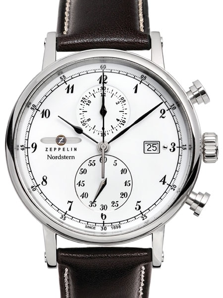 Graf Zeppelin Nordstern Series Two-Eye Swiss Quartz Chronograph #7578-1