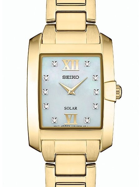 Seiko SUP378 Solar Powered Ladies Dress Watch with Mother of Pearl Seiko SUP378 Solar Powered Ladies Dress Watch with Mother of Pearl