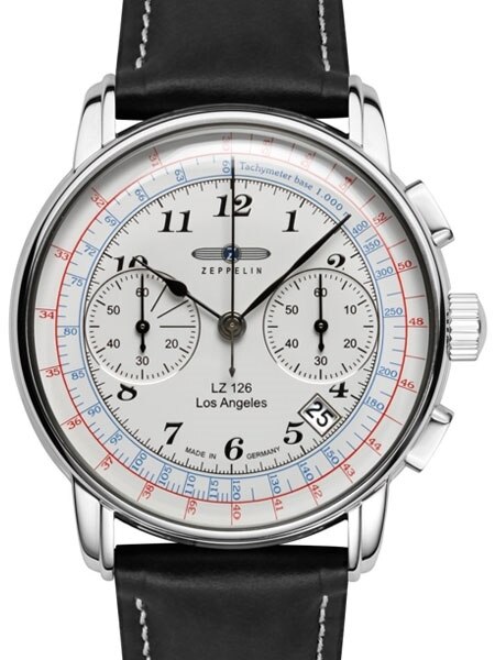 Chronograph with sixty #7614-1 Graf timer watch minute Zeppelin