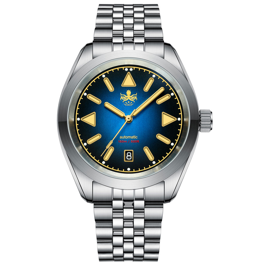 PHOIBOS Nebula Hi-Beat Automatic Watch with Sandwich Dial, AR