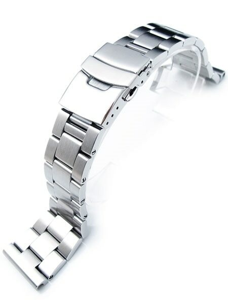 Stainless Steel Linked Watch Band Metal Replacement Bands TechSwiss