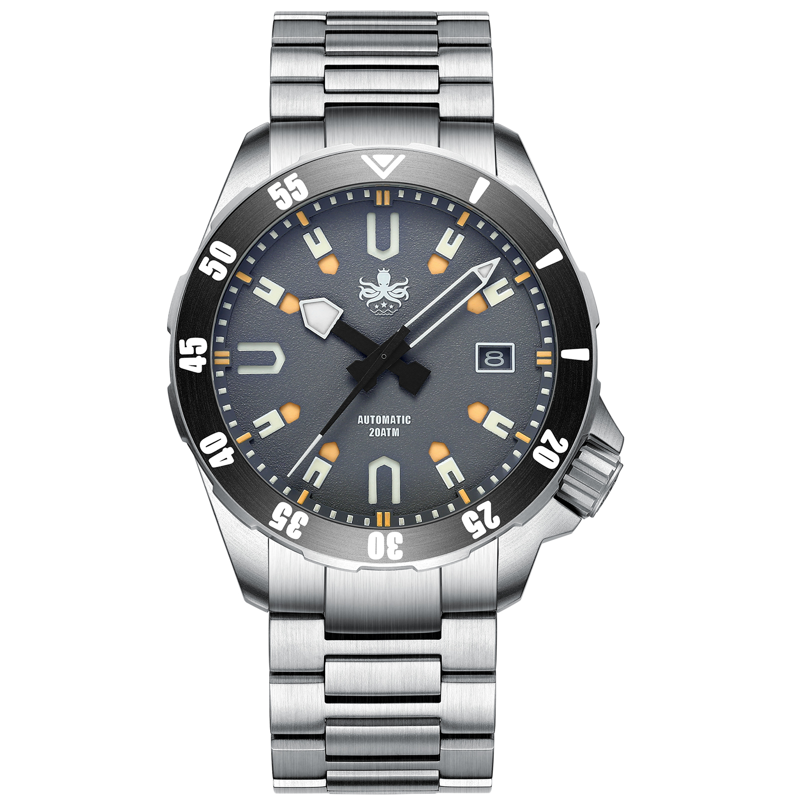 PHOIBOS Apollo Titanium 200-Meter Automatic Dive Watch with AR