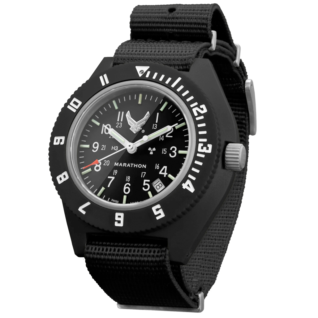 Marathon USAF Swiss Made Quartz Navigator Watch with Tritium