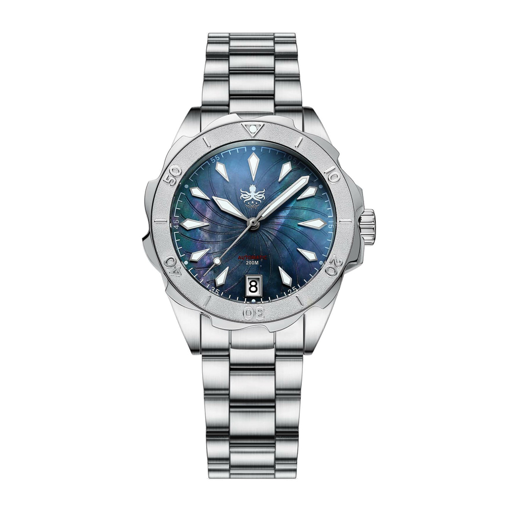 Phoibos Sea Nymph 200M Lady Diver with Tahitian Black Dial #PY038C