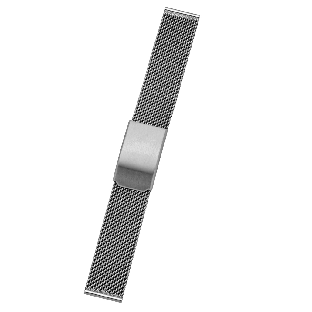 Vollmer Polished Mesh Bracelet with Deployant Clasp #90460H4 (20mm)