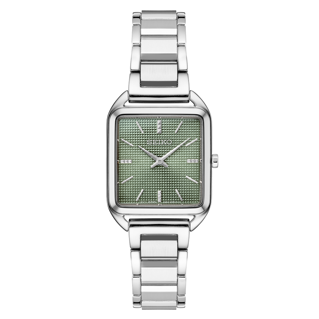 時計 seiko square tank solar Watch v115 Men's SOLAR Watch SEIKO 