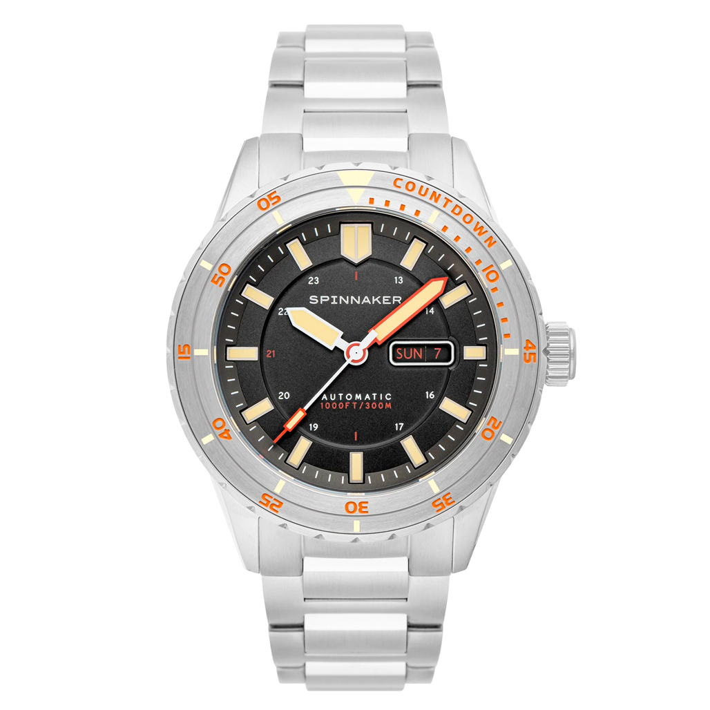 Spinnaker Hass Automatic Dive Watch with Sable Black Dial #SP-5099-11