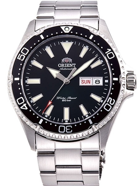Scratch and Dent - Orient Kamasu Black Dial Automatic Dive Watch
