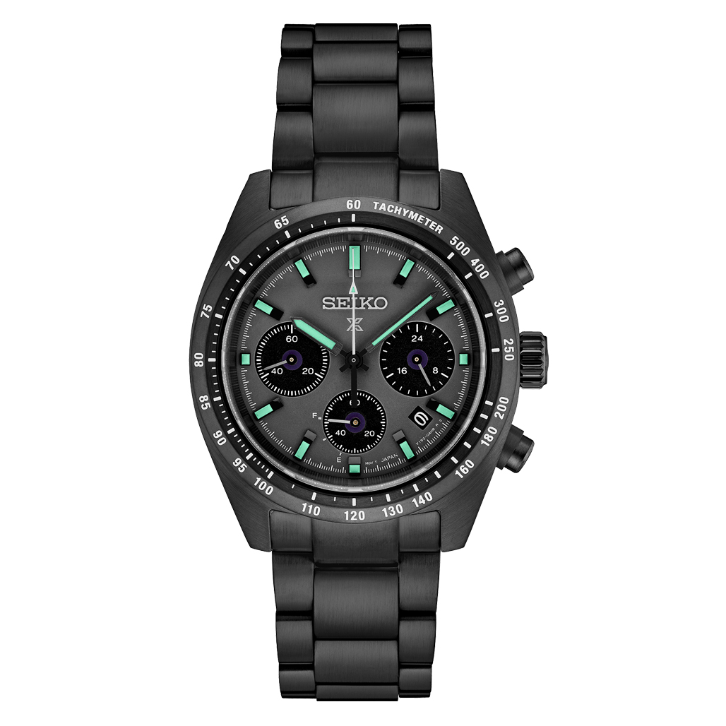 SEIKO SPORTS 70 ブラックダイヤル SEIKO SELECTION SBPX155 Stainless Steel Solar Analog Watch Black
