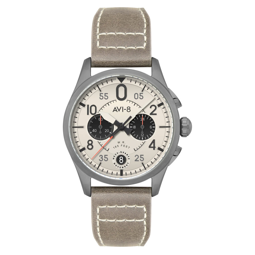 AVI-8 Spitfire Lock Chronograph with Ghost Grey Dial #AV-4089-06
