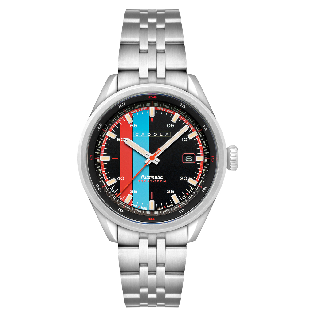 フェタリッチ Cadola Pista Automatic Watch with Black Striped Dial #CD-1031-33