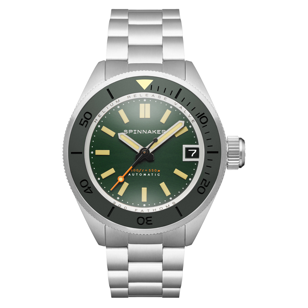 Spinnaker Piccard Automatic Dive Watch with Hunter Green Dial #SP