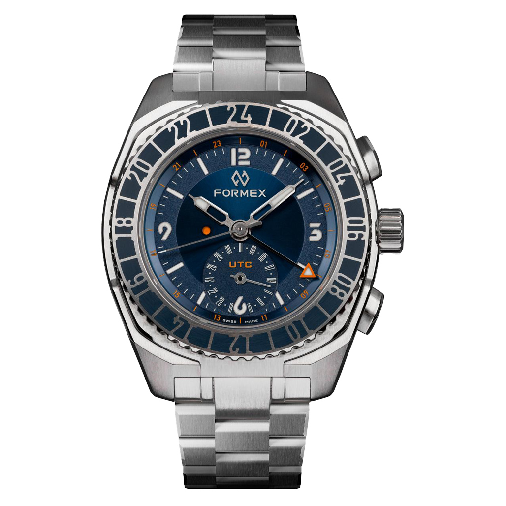 Formex Stratos UTC Automatic 41mm Watch with Blue Dial #1101.1