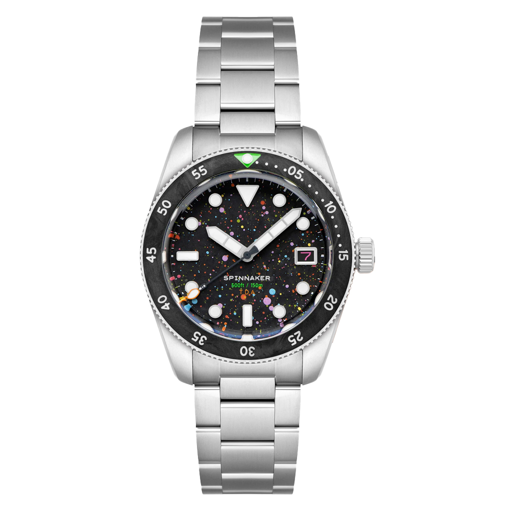 Spinnaker x The Dial Artist LE Croft 39 Automatic Aurora Green